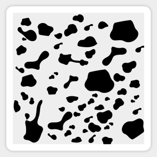 stain, smear, spot, smudge,mottled pattern,black,gray Sticker